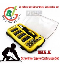 35 Ratchet Screwdriver Sleeve Combination Set 